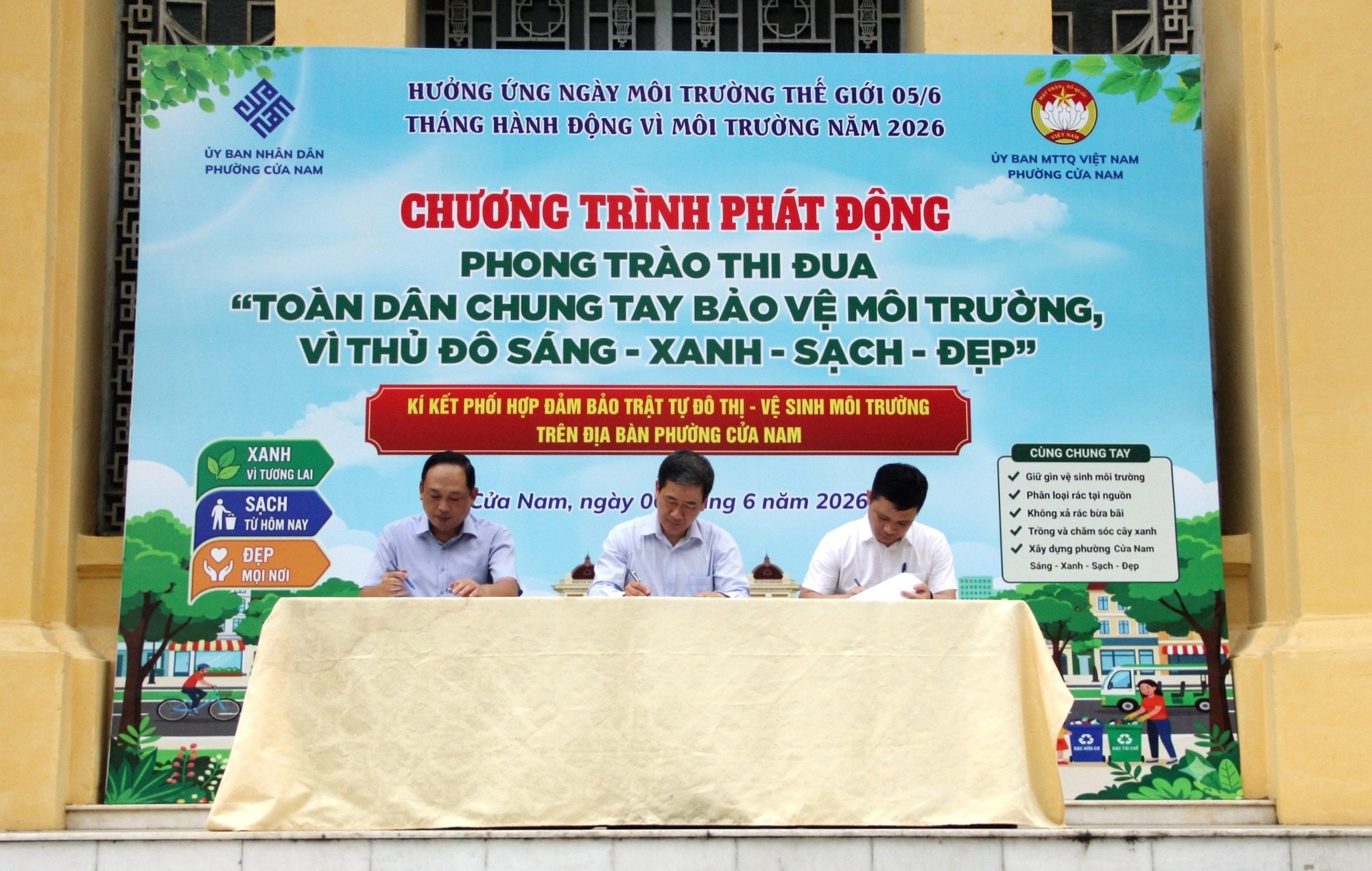 Ủy ban MTTQ Việt Nam thành phố Hà Nội kêu gọi nhân dân Thủ đô chung tay xây dựng Hà Nội xanh - sạch - đẹp- Ảnh 4.