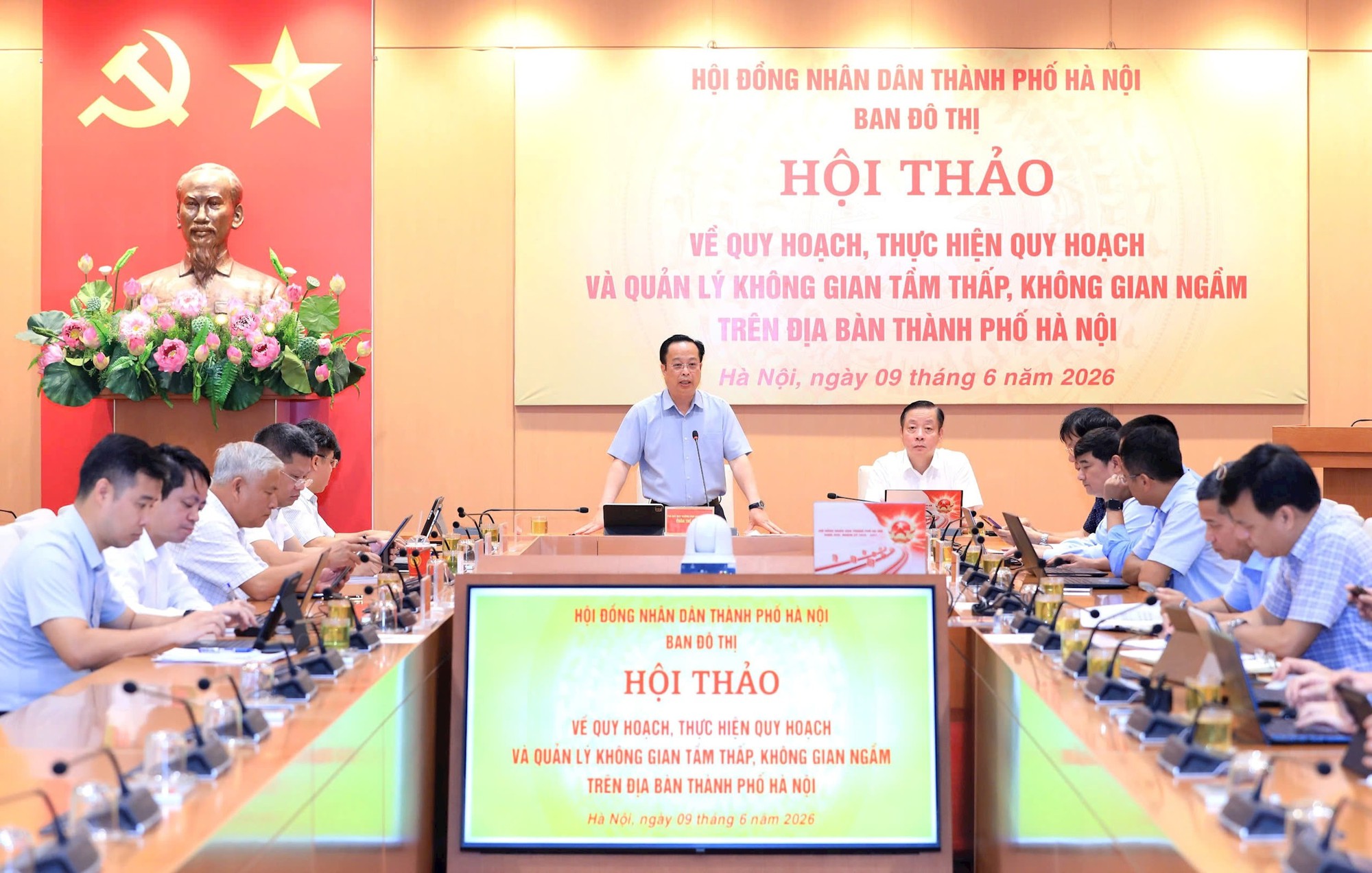 Hội thảo về quy hoạch, thực hiện quy hoạch và quản lý không gian tầm thấp, không gian ngầm trên địa bàn Thành phố- Ảnh 1.