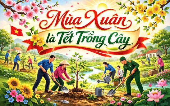 Khen thưởng thành tích xuất sắc trong tổ chức, triển khai thực hiện “Tết trồng cây đời đời nhớ ơn Bác Hồ”