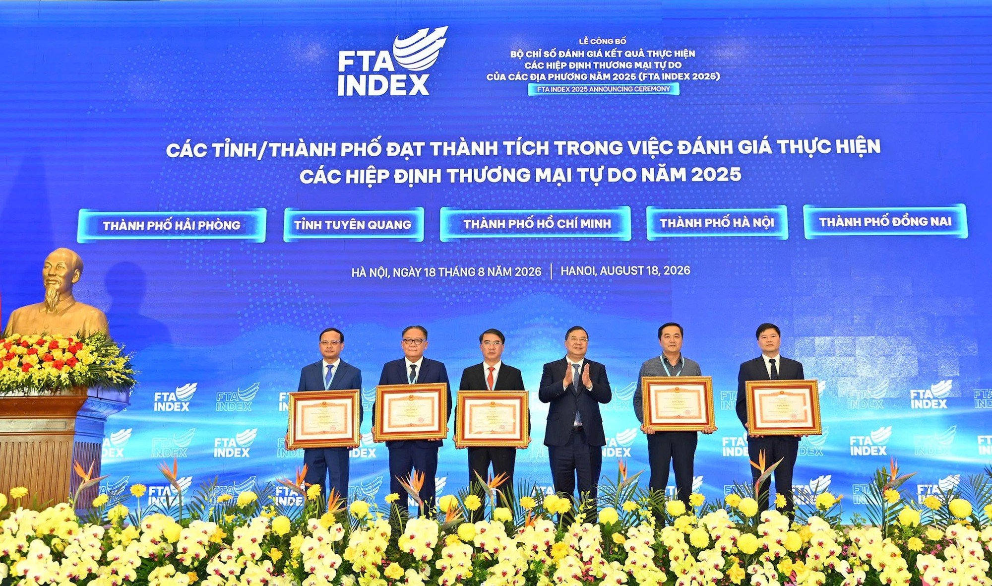Hà Nội được vinh danh tại Lễ công bố FTA Index 2025- Ảnh 2.