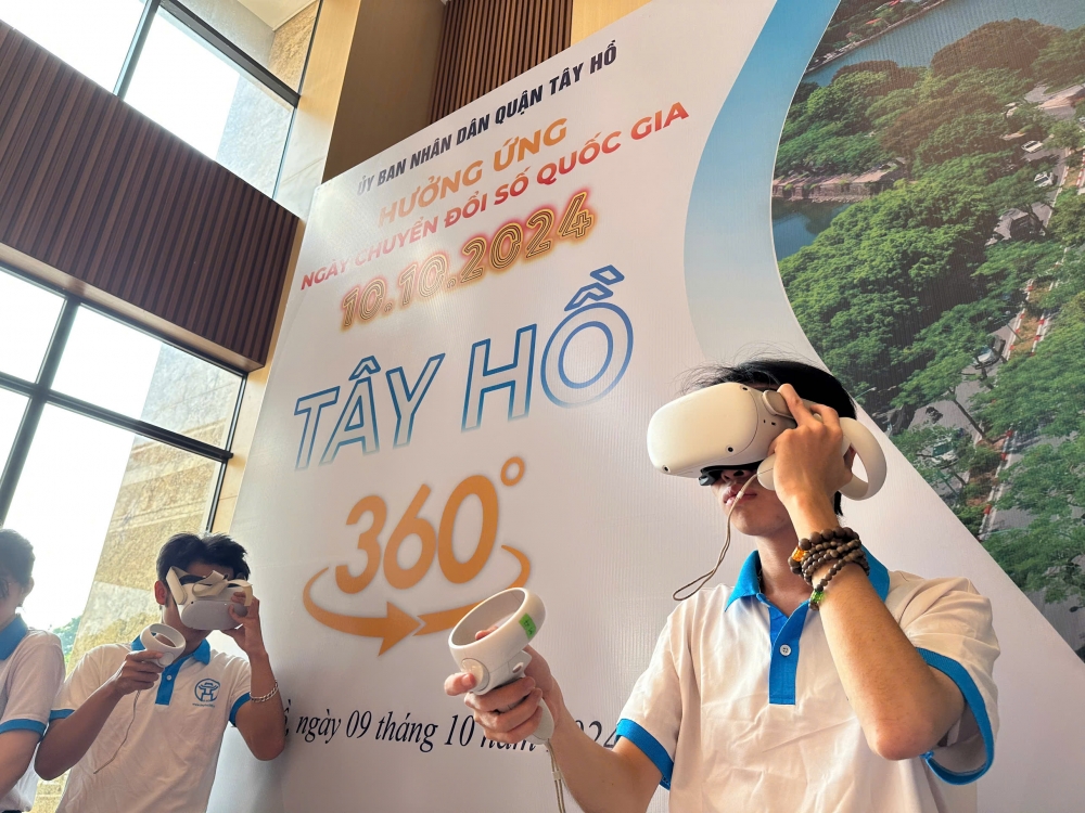 Quận Tây Hồ hưởng ứng Ngày Chuyển đổi số quốc gia năm 2024- Ảnh 5.