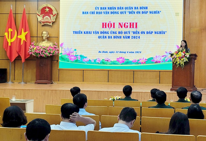 Quận Ba Đình phấn đấu và duy trì 100% người có công có mức sống cao