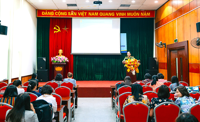 Tập huấn kỹ năng phòng, chống tội phạm lừa đảo trên không gian mạng cho 100 hội viên hội phụ nữ