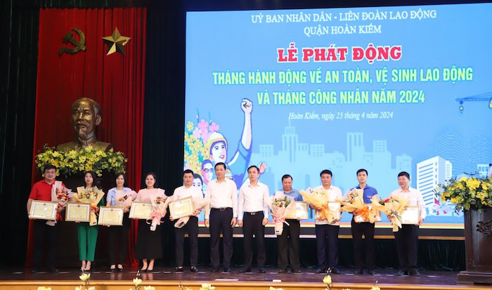Quận Hoàn Kiếm hưởng ứng Tháng Công nhân năm 2024