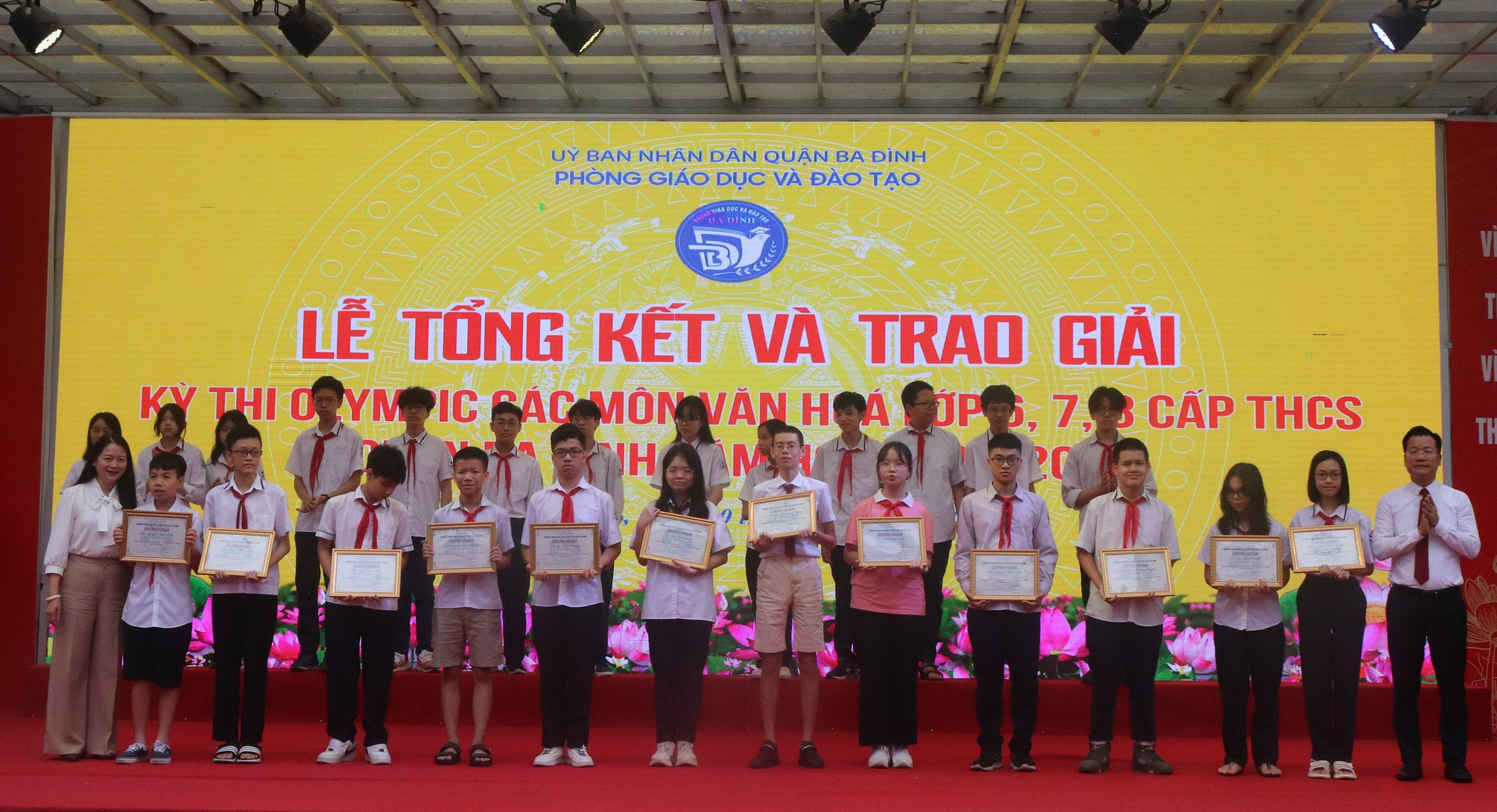 Quận Ba Đình: 960 học sinh THCS đạt giải cuộc thi Olympic