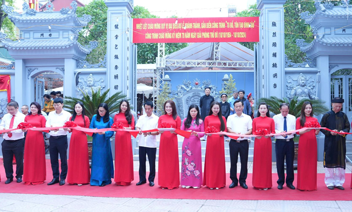 Quận Cầu Giấy khánh thành, khởi công 2 công trình chào mừng kỷ niệm 70 năm Ngày Giải phóng Thủ đô