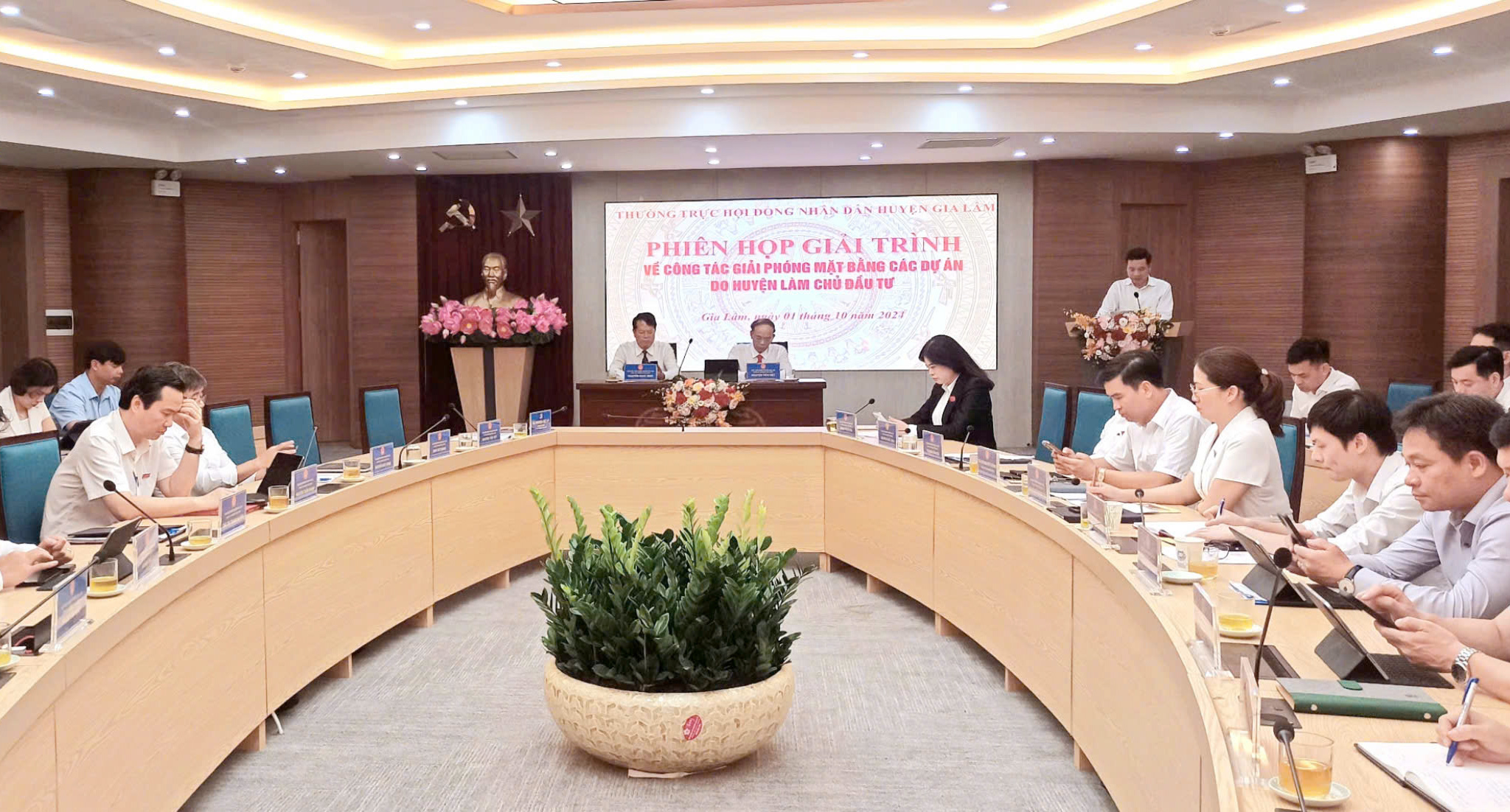 Huyện Gia Lâm: Bàn giải pháp tháo gỡ khó khăn trong công tác giải phóng mặt bằng các dự án
