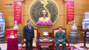 Chủ tịch UBND Thành phố Vũ Đại Thắng thăm, chúc Tết các đơn vị làm nhiệm vụ trọng yếu