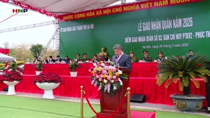 Phó Chủ tịch UBND TP Nguyễn Mạnh Quyền tiễn tân binh lên đường nhập ngũ