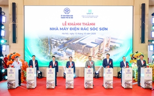Khánh thành Nhà máy điện rác Sóc Sơn, công suất lớn nhất Đông Nam Á