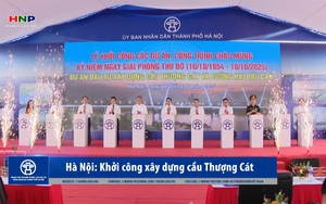 Hà Nội: Khởi công xây dựng cầu Thượng Cát