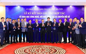 Ký kết Biên bản ghi nhớ hợp tác về khoa học, công nghệ, đổi mới sáng tạo