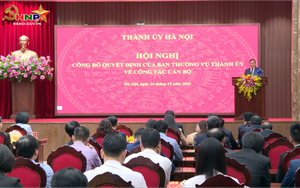 Công bố quyết định của Ban Thường vụ Thành ủy Hà nội về công tác cán bộ