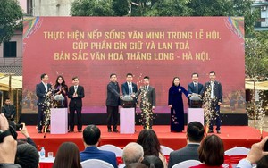 Hà Nội phát động thực hiện “Bộ tiêu chí về môi trường văn hóa trong lễ hội truyền thống”