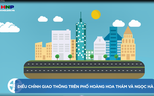 Phương án di chuyển khi tham gia giao thông trên phố Hoàng Hoa Thám và Ngọc Hà