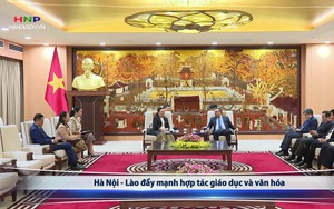 Hà Nội - Lào đẩy mạnh hợp tác giáo dục và văn hóa 