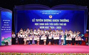 Tuyên dương học sinh giỏi tiêu biểu Thủ đô năm học 2024 - 2025 