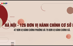 Hà Nội chốt phương án sắp xếp 126 đơn vị hành chính, thực hiện chính quyền 2 cấp từ ngày 1/7/2025