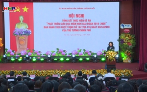 Giáo dục mầm non là nền tảng phát triển nguồn nhân lực chất lượng cao