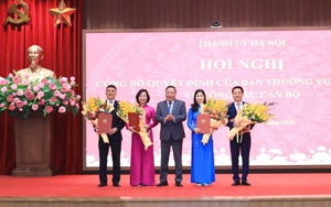 Công bố các quyết định của Ban Thường vụ Thành ủy Hà Nội về công tác cán bộ