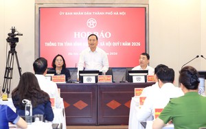 Hà Nội họp báo thông tin về tình hình kinh tế - xã hội quý I/2026