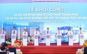 Hà Nội khởi công đồng thời 5 tuyến đường sắt đô thị và 3 dự án nhà ở cho thuê