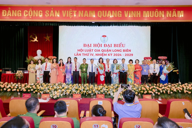 Đại hội đại biểu Hội Luật gia quận Long Biên khoá IV, nhiệm kỳ 2024-2029- Ảnh 10.
