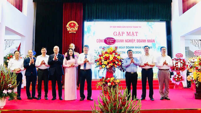 Huyện Thanh Trì gặp mặt các doanh nhân tiêu biểu- Ảnh 1.