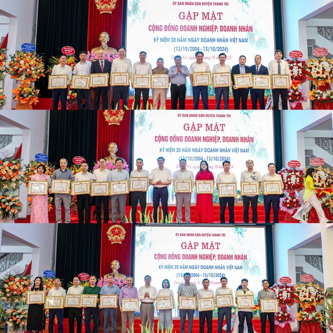 Huyện Thanh Trì gặp mặt các doanh nhân tiêu biểu- Ảnh 3.