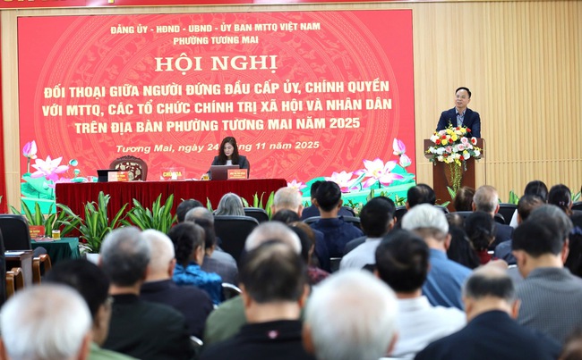 Phường Tương Mai tăng cường đối thoại, tiếp thu ý kiến người dân- Ảnh 2.