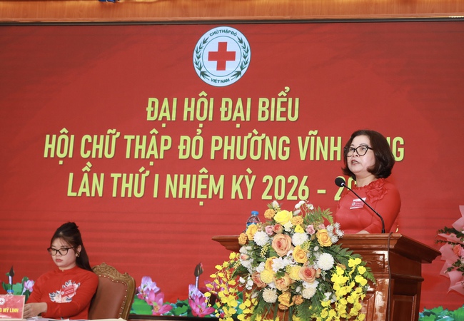 Đại hội lần thứ I, nhiệm kỳ 2026-2031, Hội Chữ thập đỏ phường Vĩnh Hưng- Ảnh 2.