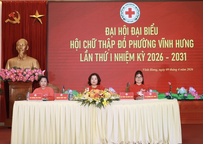 Đại hội lần thứ I, nhiệm kỳ 2026-2031, Hội Chữ thập đỏ phường Vĩnh Hưng- Ảnh 3.