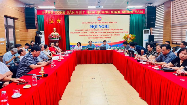 Phường Vĩnh Tuy: Nhiều ý kiến góp ý phát triển kinh tế- xã hội, trật tự đô thị- Ảnh 1.