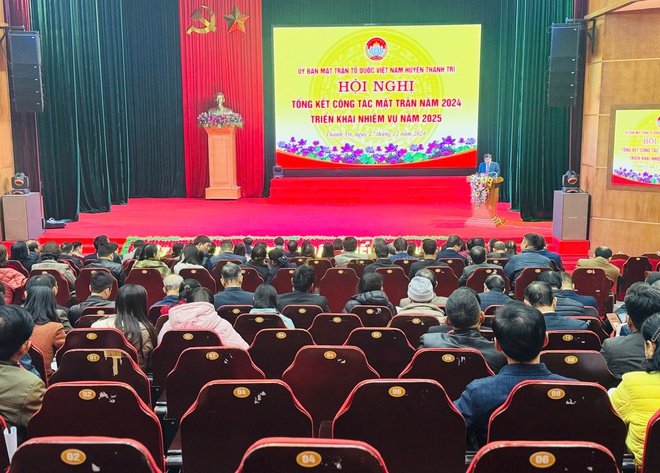 Huyện Thanh Trì tổng kết công tác Mặt trận năm 2024, triển khai nhiệm vụ năm 2025- Ảnh 2.