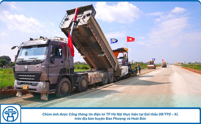 Ghi nhận tiến độ Dự án đầu tư xây dựng đường Vành đai 4 – Vùng Thủ đô Hà Nội những ngày cuối năm 2024- Ảnh 5.