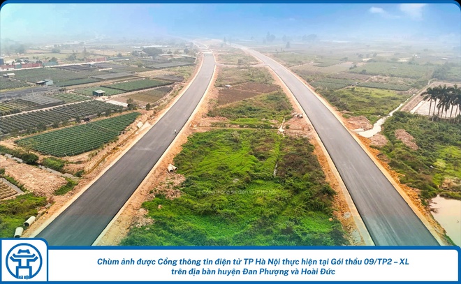 Ghi nhận tiến độ Dự án đầu tư xây dựng đường Vành đai 4 – Vùng Thủ đô Hà Nội những ngày cuối năm 2024- Ảnh 9.
