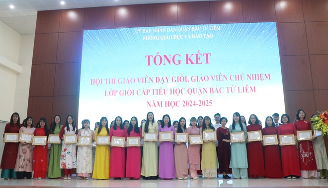 Bắc Từ Liêm: Biểu dương giáo viên dạy giỏi, giáo viên chủ nhiệm giỏi cấp tiểu học- Ảnh 4.