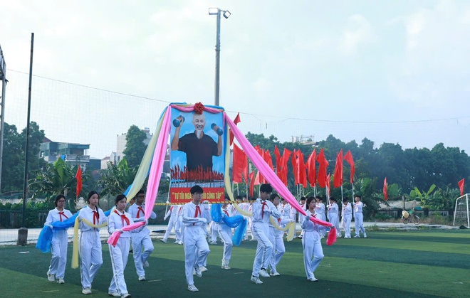 1200 người tham dự Đại hội Thể dục thể thao phường Lĩnh Nam lần thứ I- Ảnh 1.