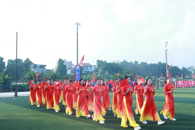 1200 người tham dự Đại hội Thể dục thể thao phường Lĩnh Nam lần thứ I- Ảnh 4.