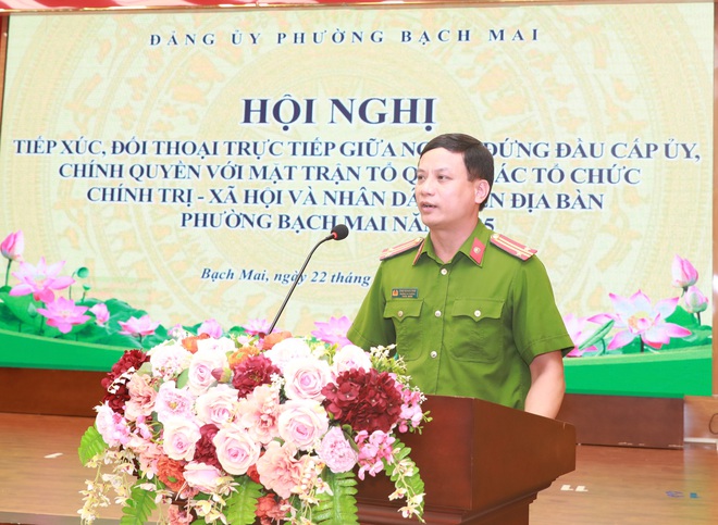 Phường Bạch Mai: Đối thoại, nắm bắt các vấn đề dân sinh bức xúc- Ảnh 6.