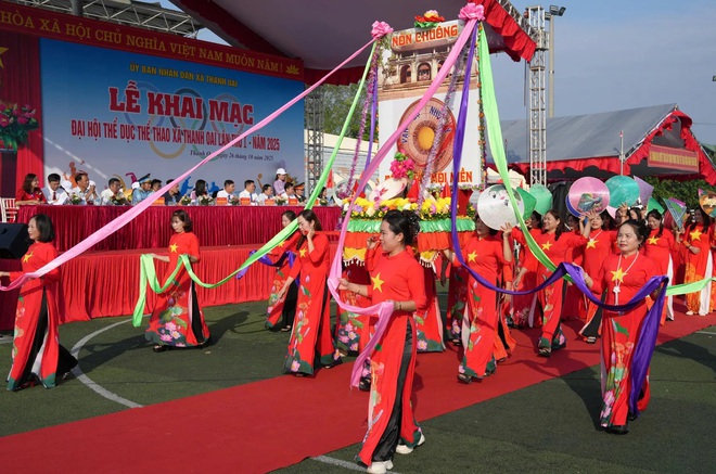Lan tỏa tinh thần rèn luyện và đoàn kết từ Đại hội Thể dục Thể thao xã Thanh Oai- Ảnh 3.