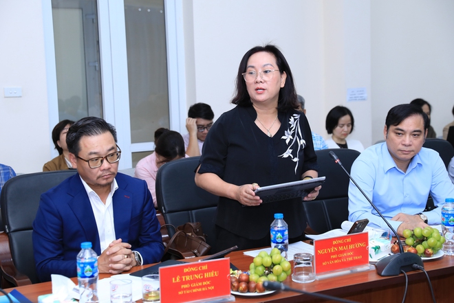 Phó Chủ tịch UBND Thành phố Vũ Thu Hà làm việc với Trường Cao đẳng Công nghệ cao Hà Nội- Ảnh 8.