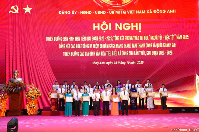 Xã Đông Anh tuyên dương nhiều điển hình tiên tiến giai đoạn 2020 - 2025- Ảnh 6.