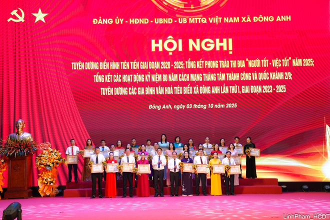 Xã Đông Anh tuyên dương nhiều điển hình tiên tiến giai đoạn 2020 - 2025- Ảnh 7.