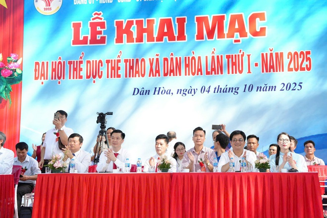 Xã Dân Hòa: Sôi nổi Đại hội Thể dục Thể thao lần thứ I- Ảnh 2.