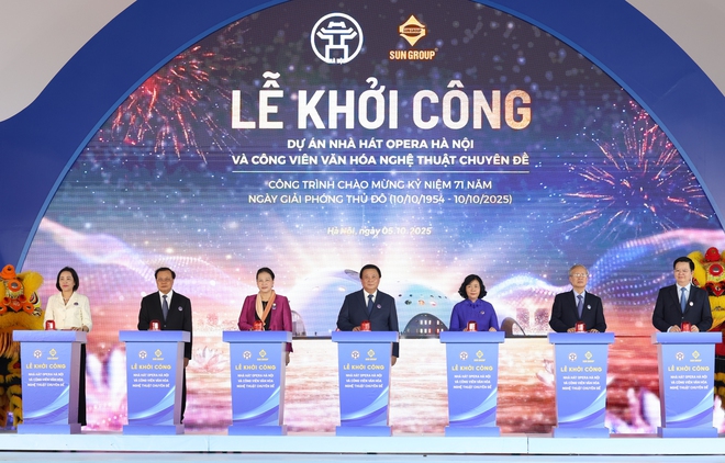 Khởi công dự án Nhà hát Ngọc trai và Công viên văn hóa nghệ thuật chuyên đề- Ảnh 5. Khởi công dự án Nhà hát Ngọc trai và Công viên văn hóa nghệ thuật chuyên đề- Ảnh 5.