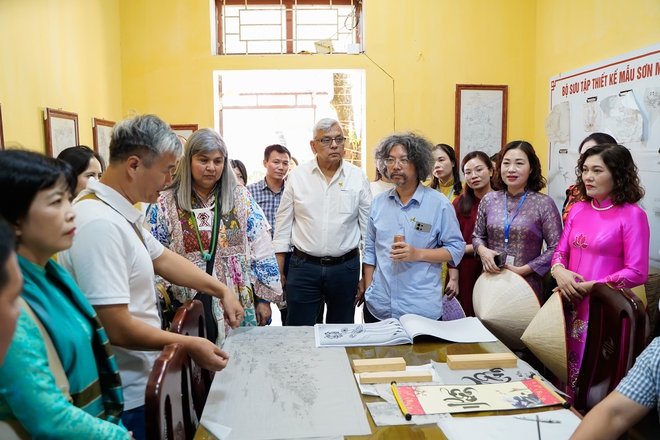 Đưa khảm trai - sơn mài Chuyên Mỹ trở thành sản phẩm tiêu biểu trên bản đồ thế giới- Ảnh 9.