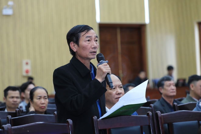 Chủ tịch HĐND Thành phố Phùng Thị Hồng Hà tiếp xúc cử tri các xã: Thanh Oai, Bình Minh, Tam Hưng, Dân Hòa- Ảnh 3.