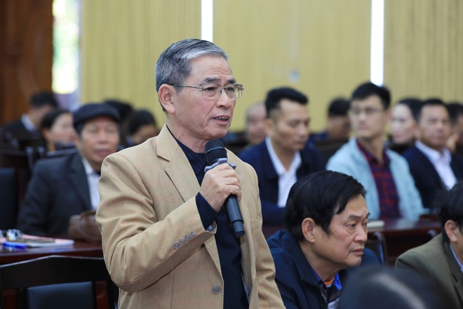 Chủ tịch HĐND Thành phố Phùng Thị Hồng Hà tiếp xúc cử tri các xã: Thanh Oai, Bình Minh, Tam Hưng, Dân Hòa- Ảnh 5.