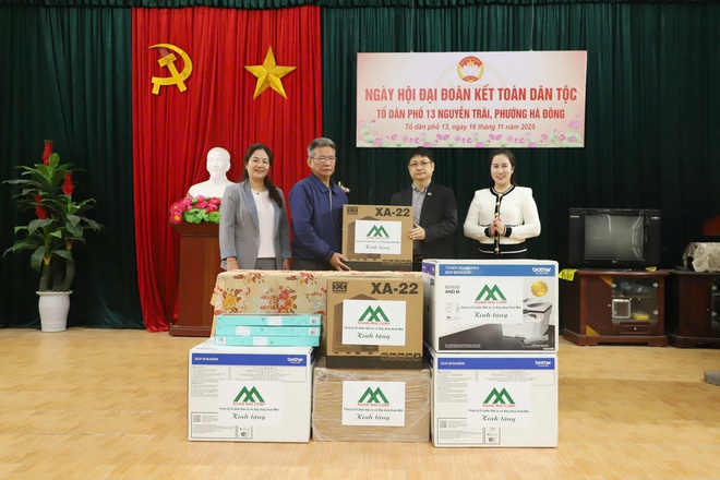 Trang bị 63 bộ máy tính cho Tổ dân phố của phường Hà Đông từ nguồn xã hội hóa- Ảnh 4.